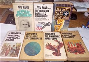 Ayn Rand books x7