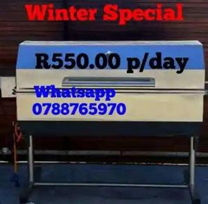 Gas Spitbraai for hire