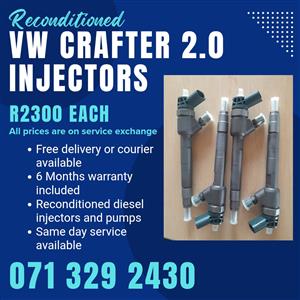 VW CRAFTER 2.0 INJECTORS FOR SALE WITH WARRANTY INCLUDED 