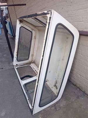 White Double Cab Canopy For Sale