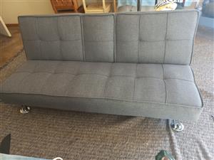 Grey sleeper couch