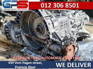 AUDI OB5 AUTOMATIC QUATTRO USED GEARBOX FOR SALE  