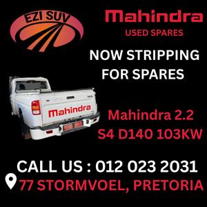 MAHINDRA 2.2 S4 D140 103KW NOW STRIPPING FOR SPARES || EZI SUV 