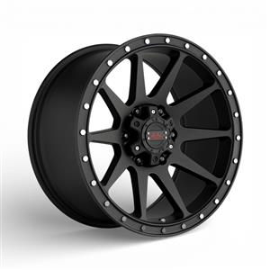 18″ A-Line Enduro 6/139 Satin Black Alloy Wheels