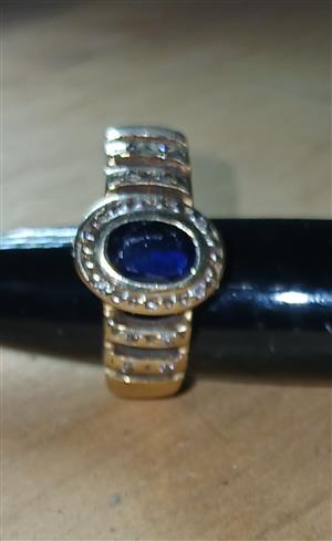 9 carate yellow gold ring - jewelry 