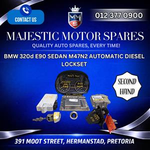  BMW 320d E90 Sedan M47N2 Automatic Diesel Lockset – Used