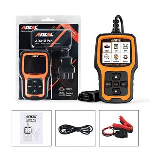 Ancel AD410 PRO Engine Scanner with battery tester