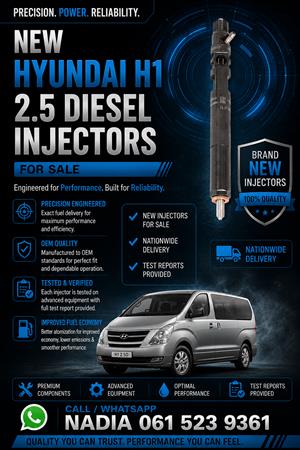 NEW HYUNDAI HA DIESEL INJECTORS FOR SALE OR TO RECON