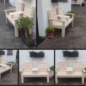custom made garden / patio bench