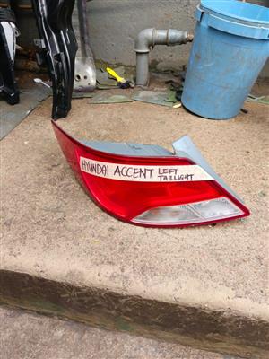 Hyundai accent left taillight