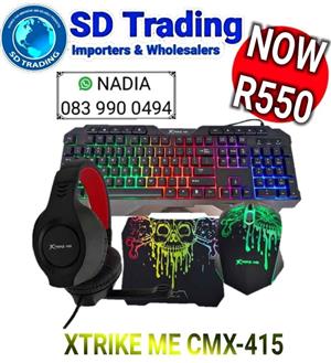 Xtrike Me 4-in-1 Gaming Starter Kit CMX-415
