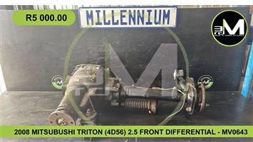 2008 MITSUBISHI TRITON (4D56) 2.5 FRONT DIFFERENTIAL - MV0643