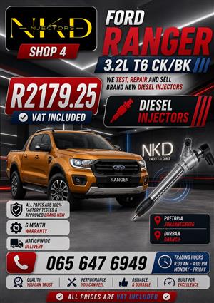 Ford_Ranger_3.2L_T6_CK/BK_Diesel_Injectors_NKD