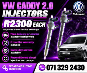 VW CADDY 2.0 INJECTORS FOR SALE WITH WARRANTY INCLUDED 