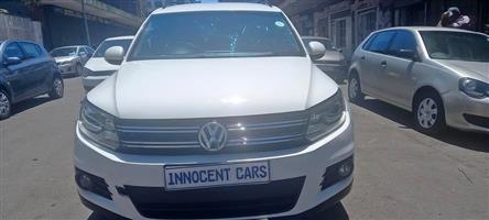 2013 VW TIGAUN 2.0 TDI DIESEL, MANUAL, WHITE COLOR, MILEAGE 98000KM