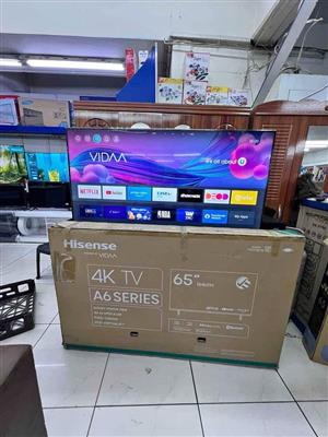 Brand new Hisense 65 inch smart tv is on special