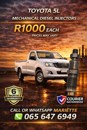 Toyota 5l Mecanical Diesel Injectors