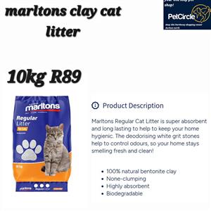 Clay cat litter