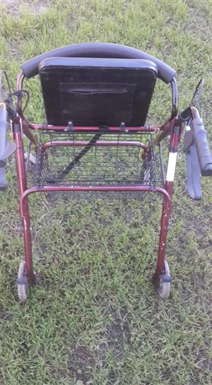 4 wheel Rollator or Walker / Disability Aid