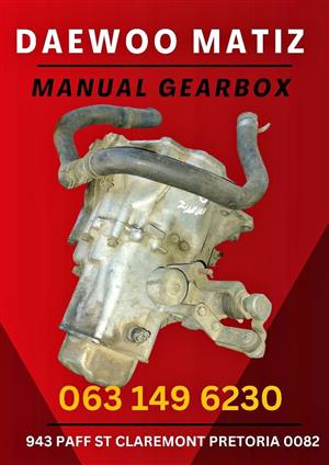Daewoo matiz manual gearbox 