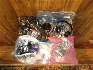 Goody box, variety of cables and adapters for sale / swap : SEE PICS