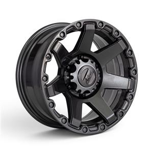 15″ A-Line Monsoon 6/139 Gunmetal Alloy Wheels