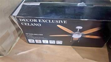 Ceiling fan - no light cover