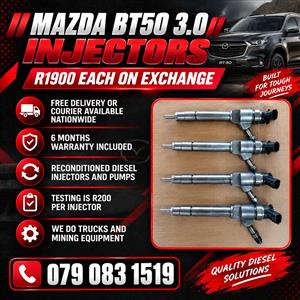 MAZDA BT50 3.0 INJECTORS FOR SALE WITH WARRANTY 