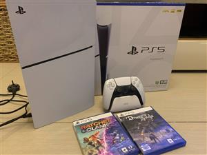 PlayStation 5 Slim for sale.