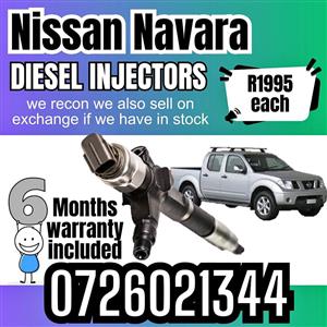 Nissan Navara diesel injectors for sale
