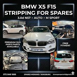 BMW X5 F15 3.0d N57 Auto 2017 M Sport – Stripping for Spares 
