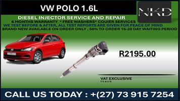 Vw Polo 1.6L Diesel Injectors 