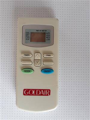 Remote for Goldair AIRCON. In working condition.