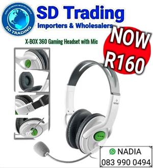 X-BOX 360 Gaming Headset with Mic