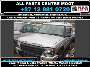 Land Rover discovery 2 stripping for used spares for sale