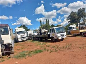 Trucks stripping for parts