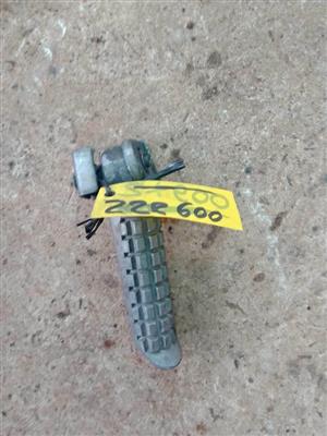 Kawasaki ZZR 600 footpeg. Meyerton bike scrapyard new and secondhand spares.