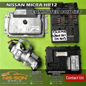 NISSAN MICRA HR12 COMPUTER BOX SET