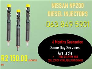 NISSAN NP200 DIESEL INJECTORS KLERKSDORP NORTH WEST 