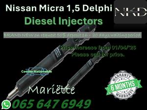 NISSAN MICRA DIESEL INJECTORS