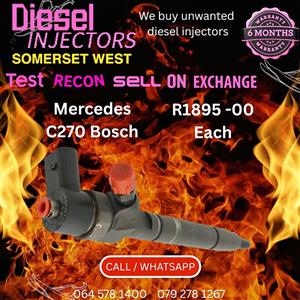 C270 Mercedes Bosch diesel injectors