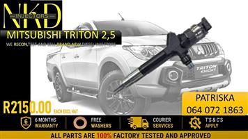 MITSUBISHI TRITON 2,5 - DIESEL INJECTORS PERFORMANCES 