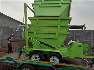 2024 QUALITY SKIP TRAILER COMBO WITH  (10) 2 CUBE BINS