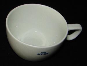 KLM ROYAL DUTCH AIRLINES Coffee Cup used for in-flight service - made by Hutsch