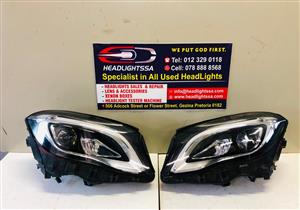Mercedes Benz W156 left and right xenon LED high performance headlight 2014-2019