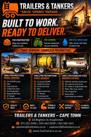Fuel Bowser, 1000 liter