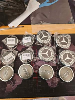Mercedes & Audi Wheel Caps Set