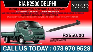 Kia K2500 Delphi Diesel Injectors 