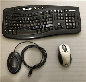 Microsoft Wireless Keyboard and Wireless Mouse
