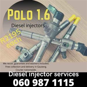 Volkswagen polo 1.6 diesel injectors for sale 